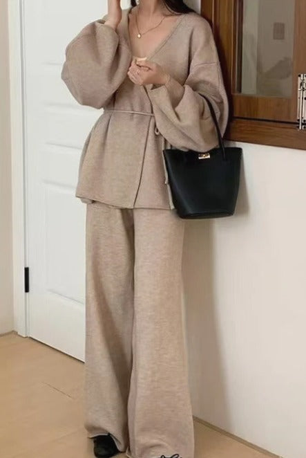 loose-belted-knit-cardigan-wide-leg-pants-two-piece-set