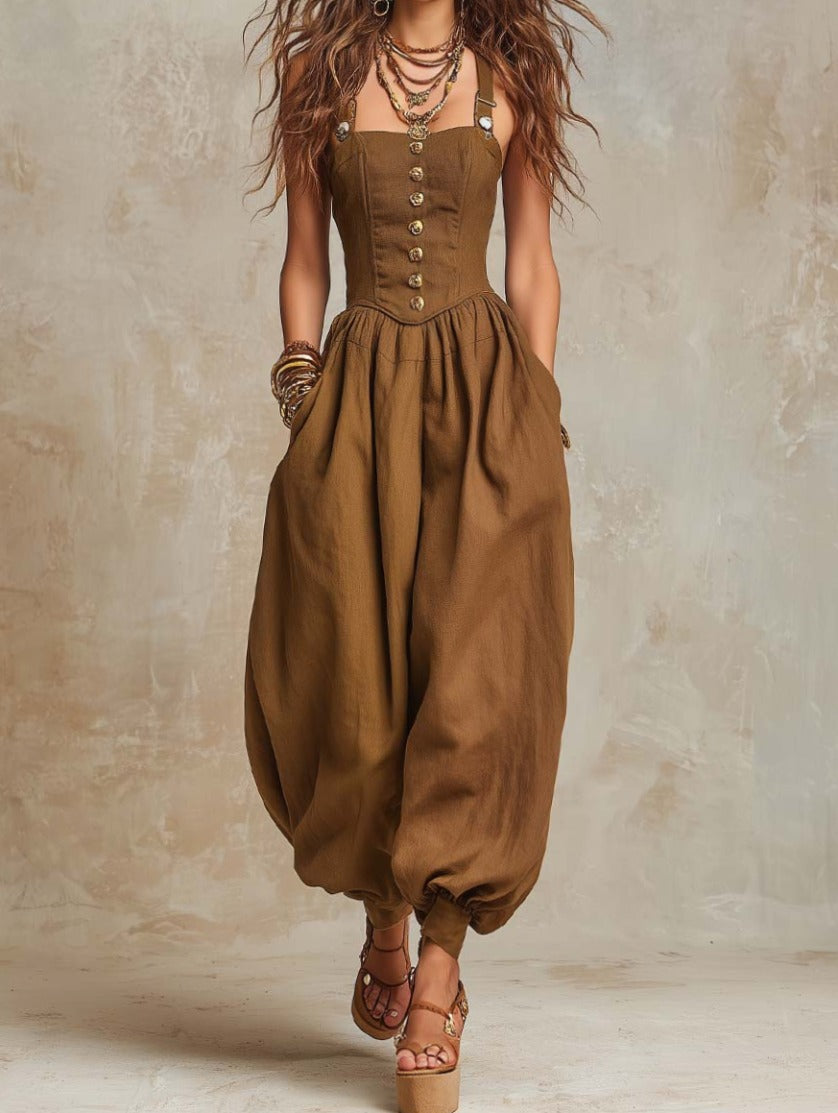 bohemian-cotton-linen-corset-balloon-leg-jumpsuit