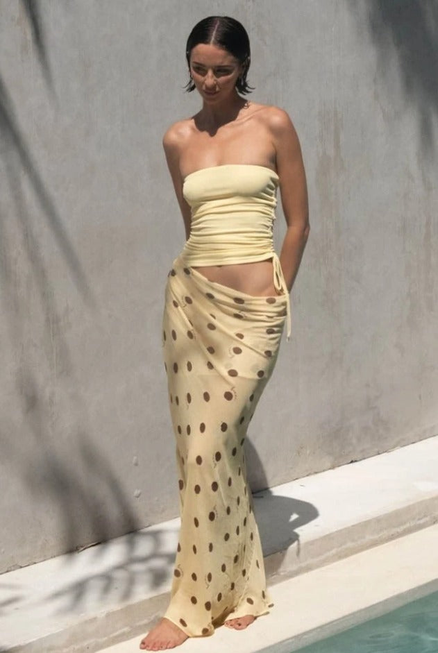sexy-strapless-polka-dot-patchwork-slim-maxi-dress