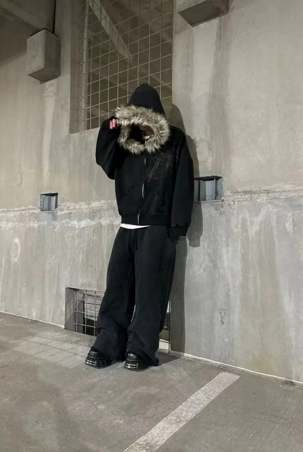 db-gothic-skeleton-zip-up-hoodie
