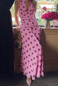 vintage-polka-dot-halter-v-neck-maxi-dress