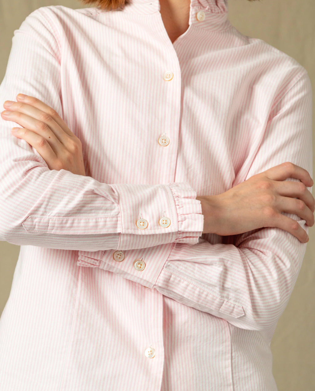 monique-ruffle-shirt-in-faded-red-oxford-stripe