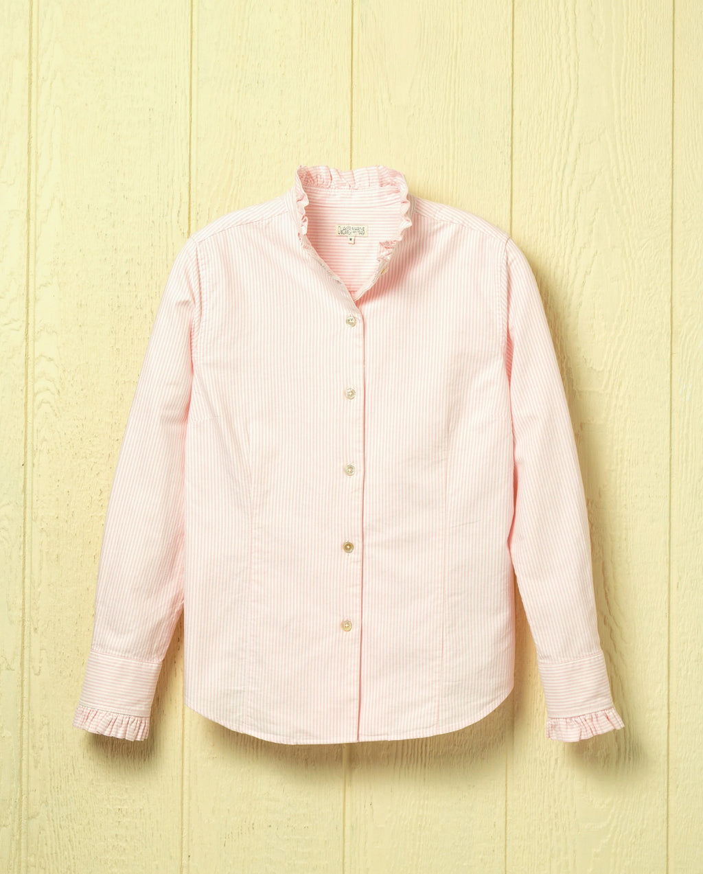 monique-ruffle-shirt-in-faded-red-oxford-stripe