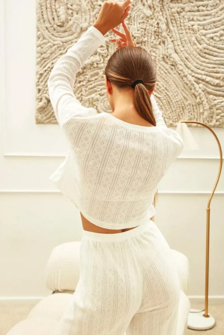 soft-casual-cutout-jacquard-two-piece-set