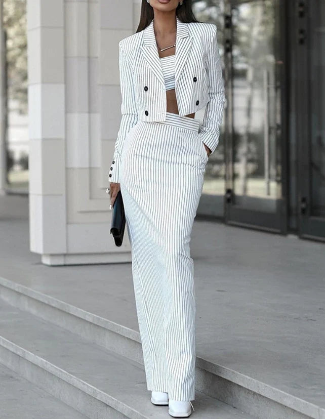 striped-slim-slit-skirt-suit