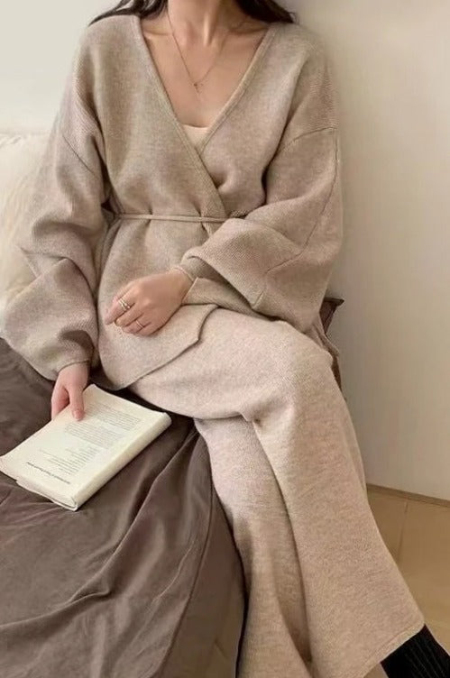 loose-belted-knit-cardigan-wide-leg-pants-two-piece-set