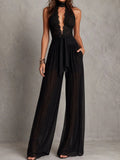 boho-romantic-black-lace-halter-sheer-pleated-wide-leg-evening-jumpsuit